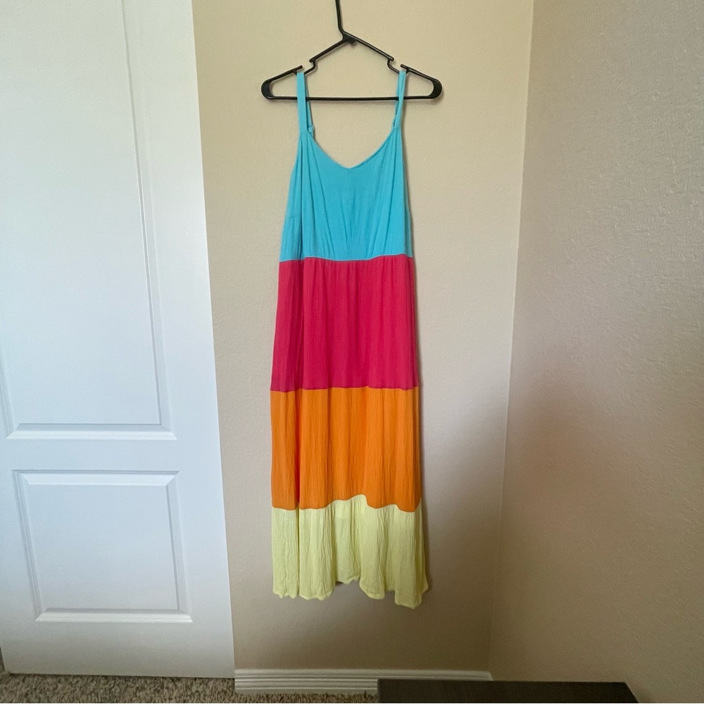Lane‎ Bryant Multicolor Tank Dress